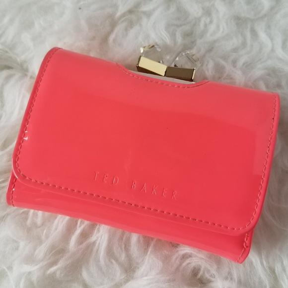 Ted Baker Handbags - Ted Baker Coral Crystal Wallet